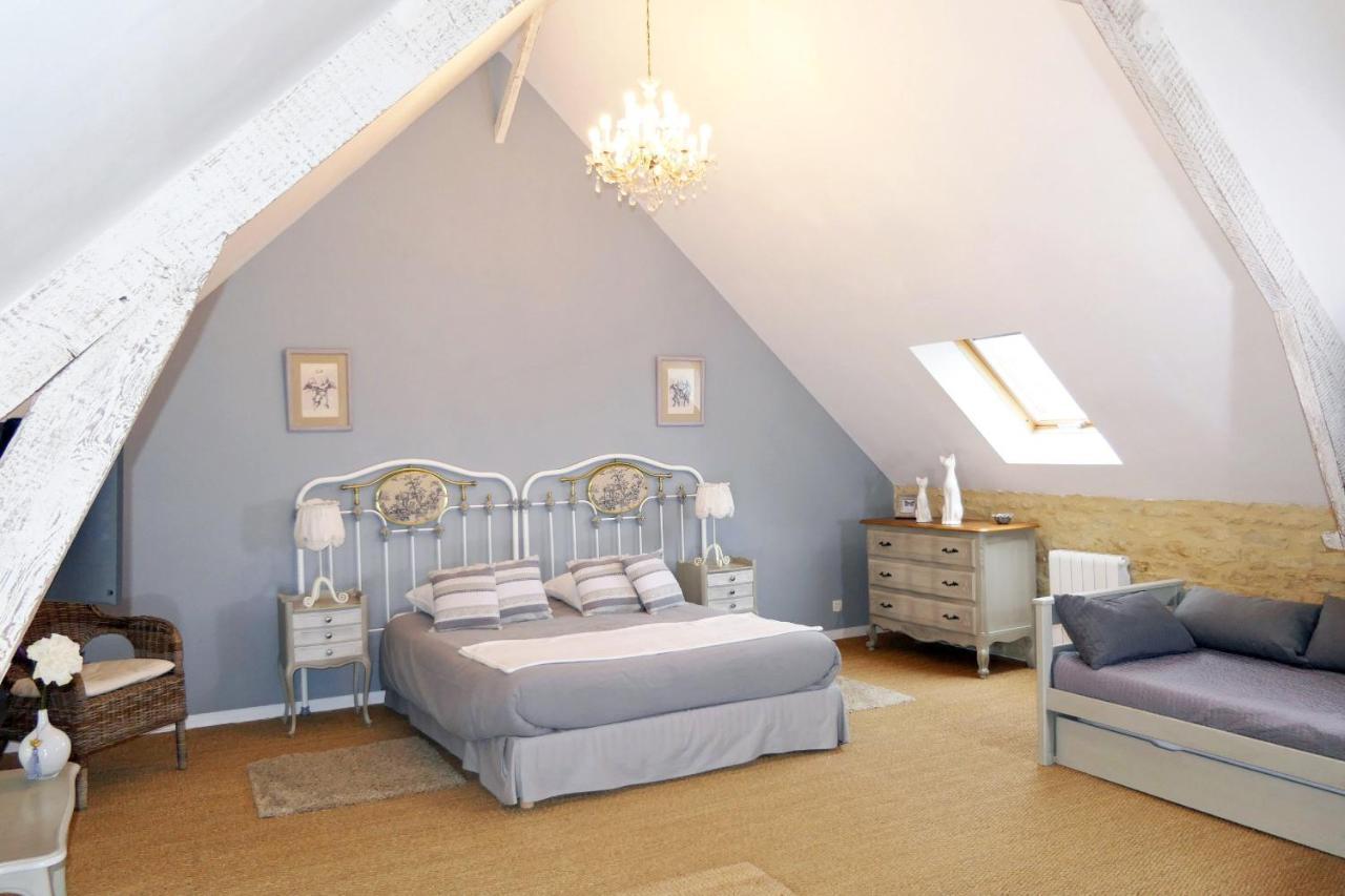 Les Perelles Bed & Breakfast Saint-Vigor-le-Grand Bagian luar foto